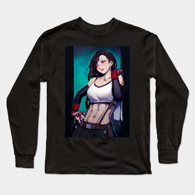 Tifa ABS Long Sleeve T-Shirt by dat_cravat